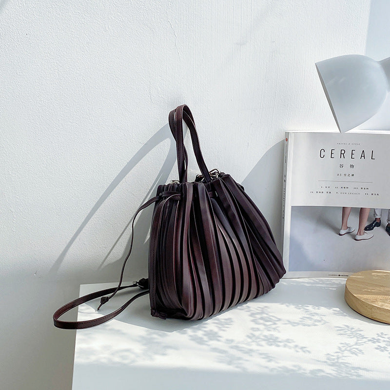 Pleated Tote Bag