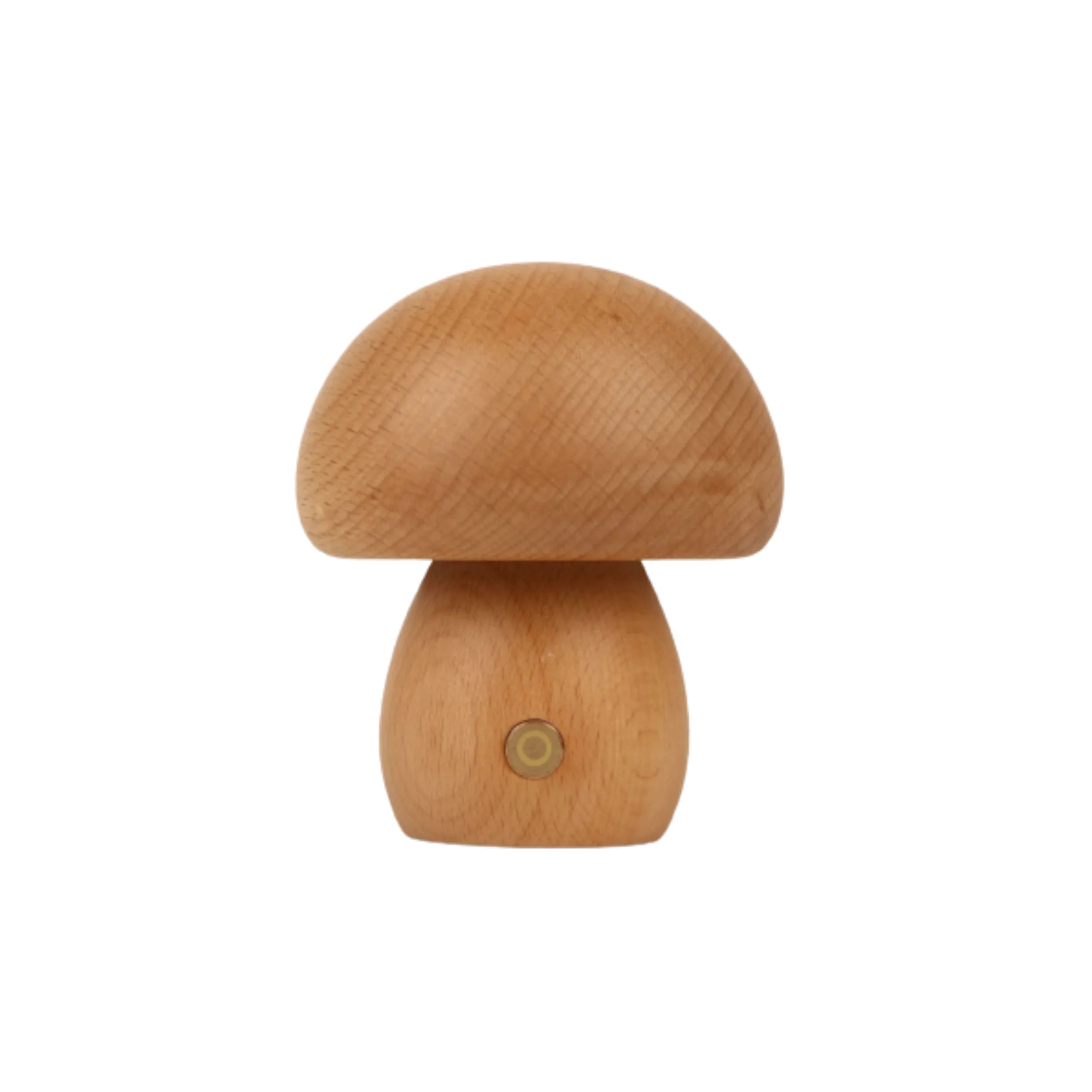 Wood Mushroom Table Light - Rechargeable