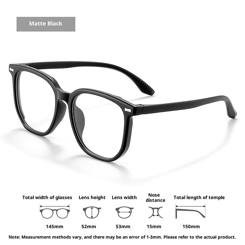 Anti-Blue Light Large Frame Glasses