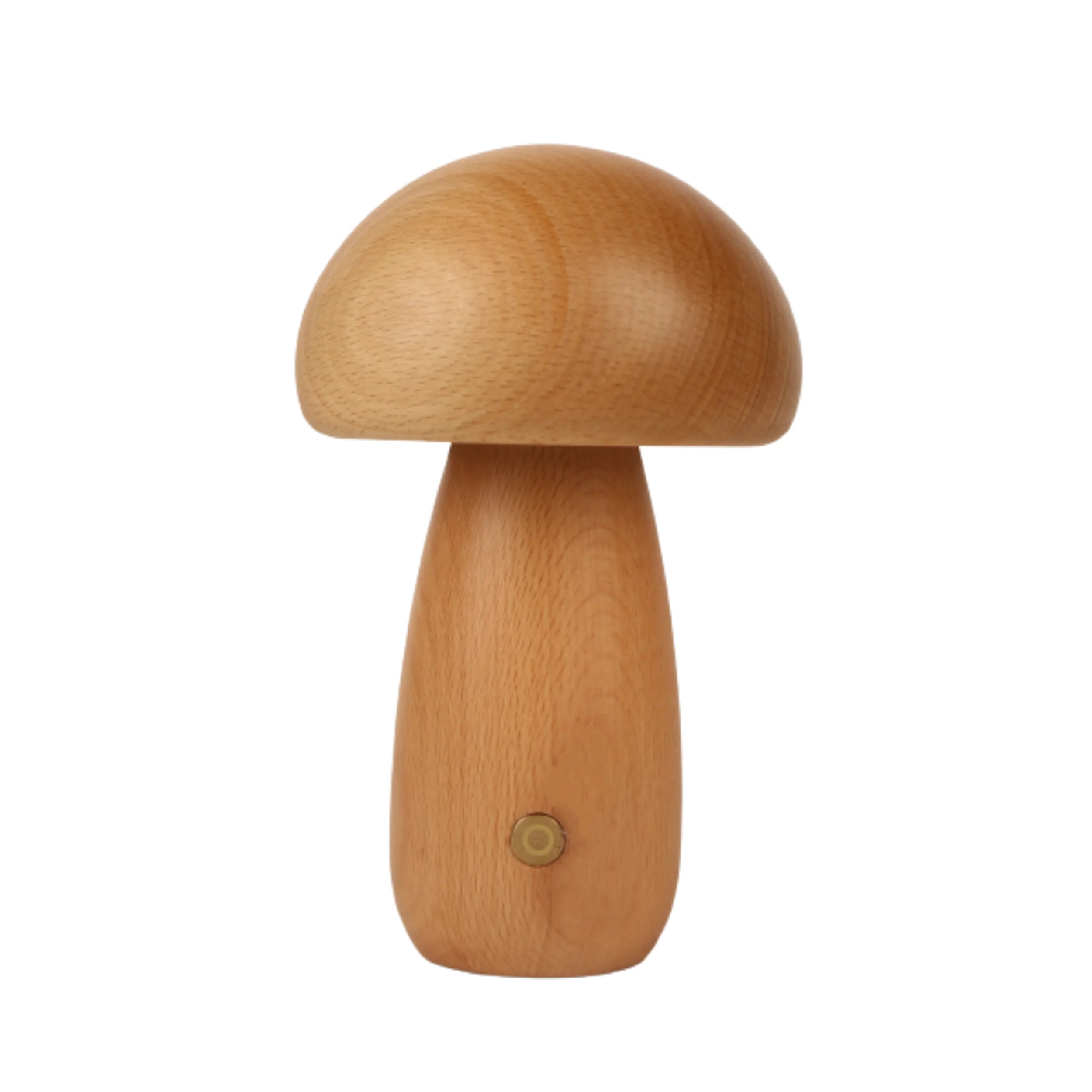Wood Mushroom Table Light - Rechargeable