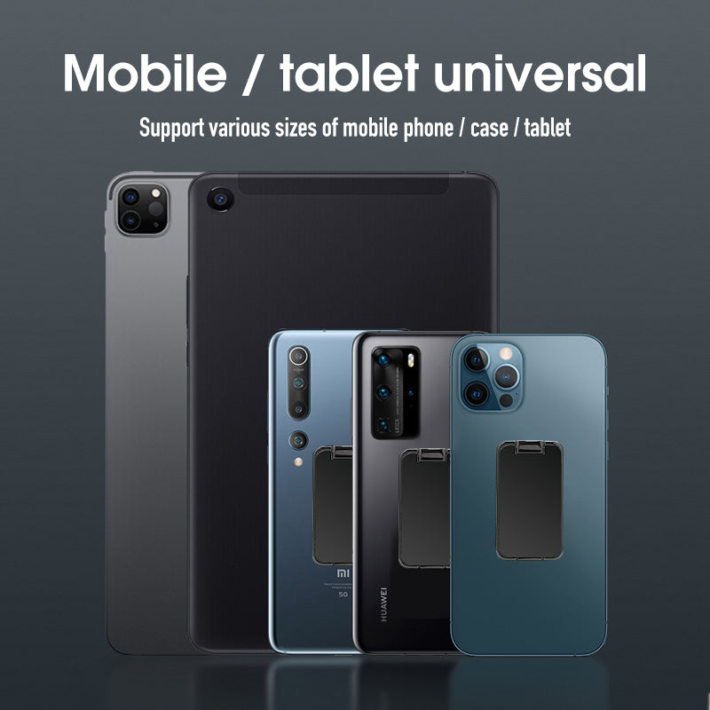 Foldable mobile phone holder ring buckle retractable desktop cell phone stand car magnetic