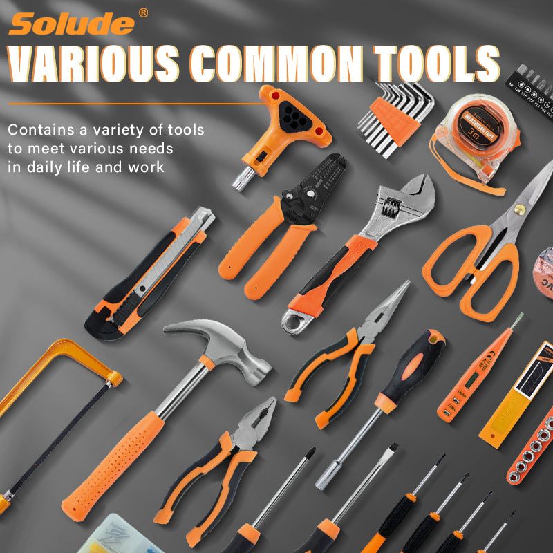 Purple 34 Piece Tool Set