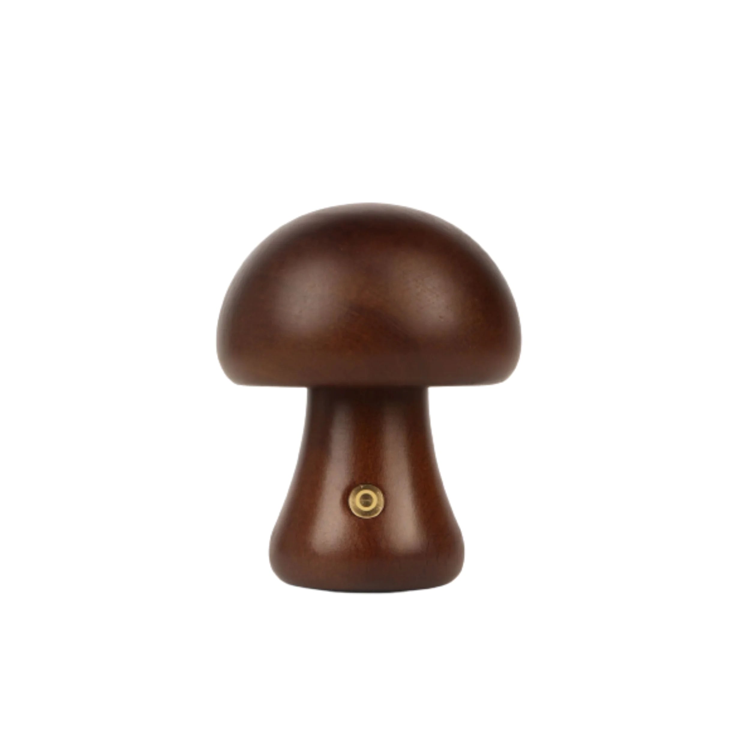 Wood Mushroom Table Light - Rechargeable