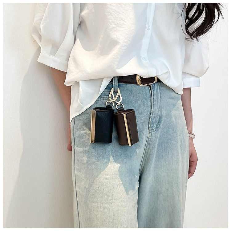 Women's Handbag With Key-ring Design Lightweight Shoulder Bag Large Capacity Shopping Bags