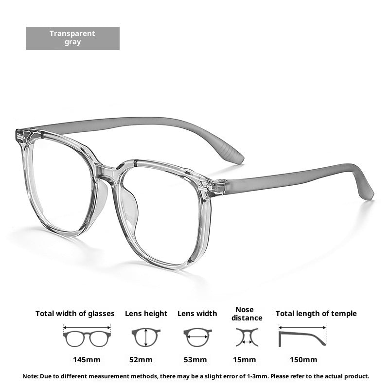 Anti-Blue Light Large Frame Glasses