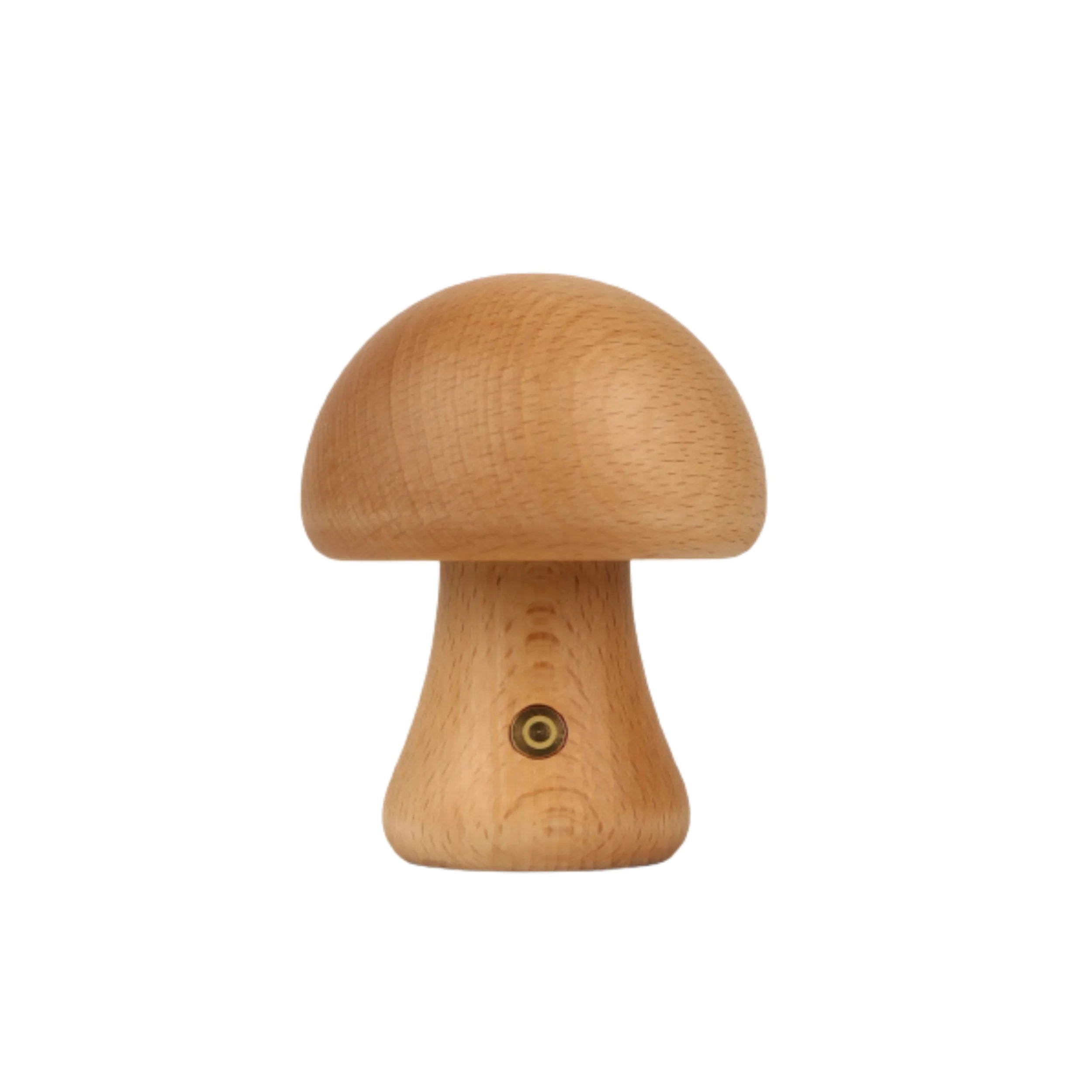 Wood Mushroom Table Light - Rechargeable