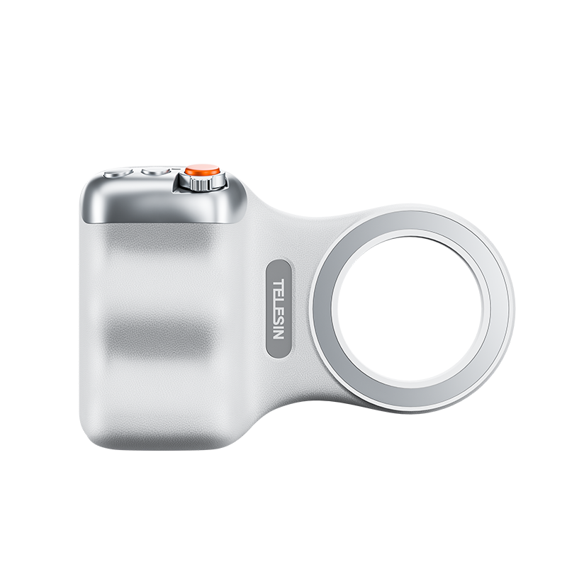 Telesin MagSafe Compatible Photography Grip: Wireless Bluetooth Stabilizer for Shake-Free Shooting