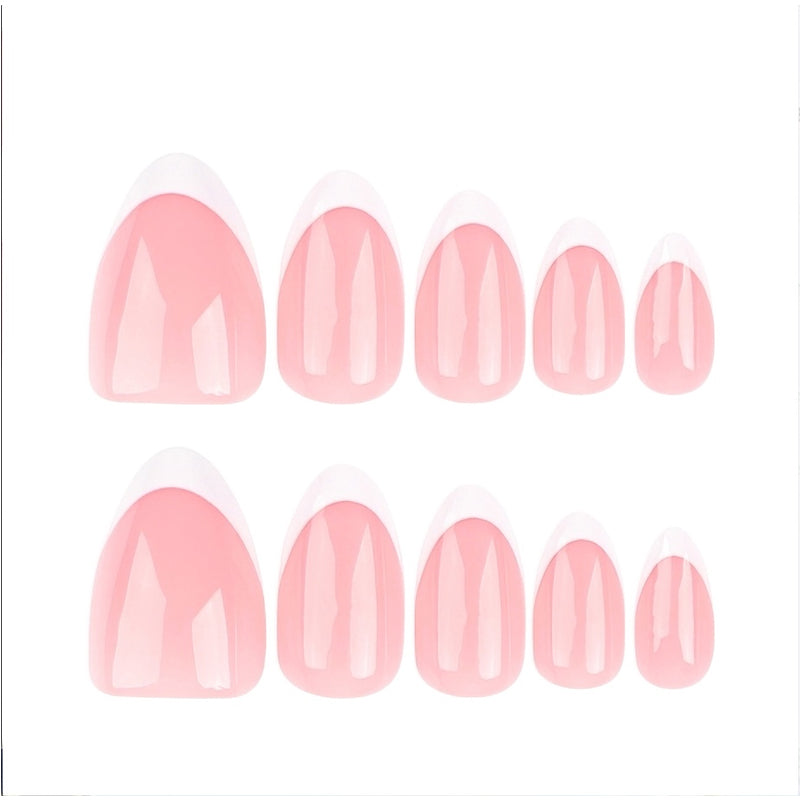 24 PCS Minimalist Nail Short Almond