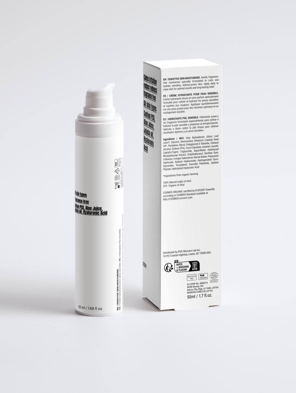 Sensitive Skin Moisturizer - Fragrance Free