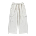 Loose Straight Leg Cargo Sweatpants
