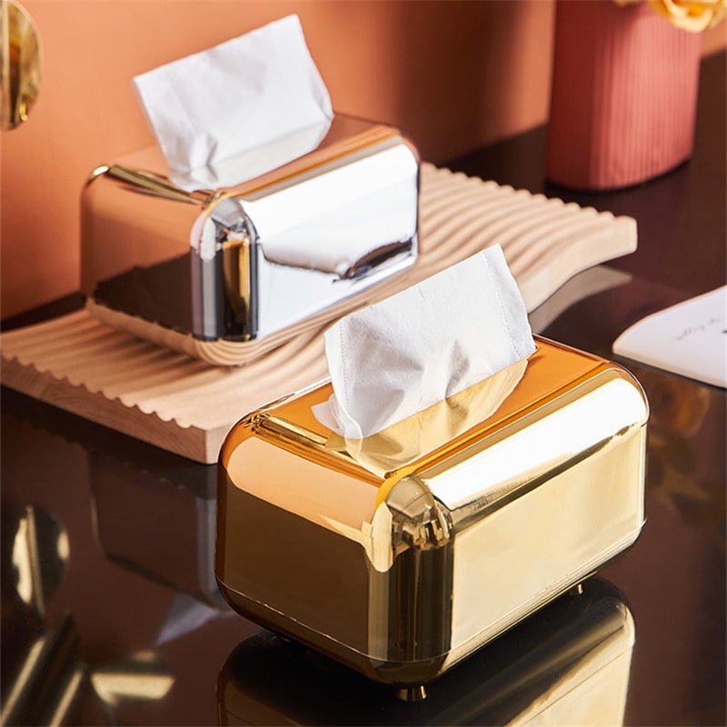Chrome Tissue Box