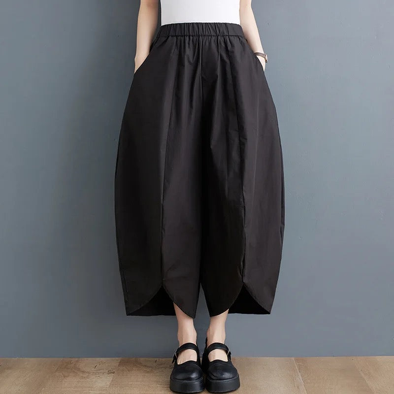 Women Pleated Leisure Trousers