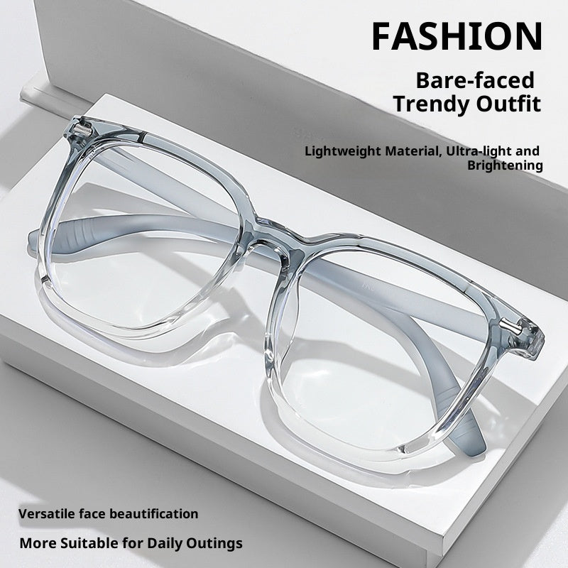 Anti-Blue Light Large Frame Glasses