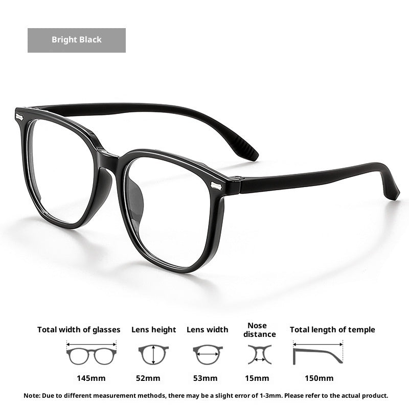 Anti-Blue Light Large Frame Glasses