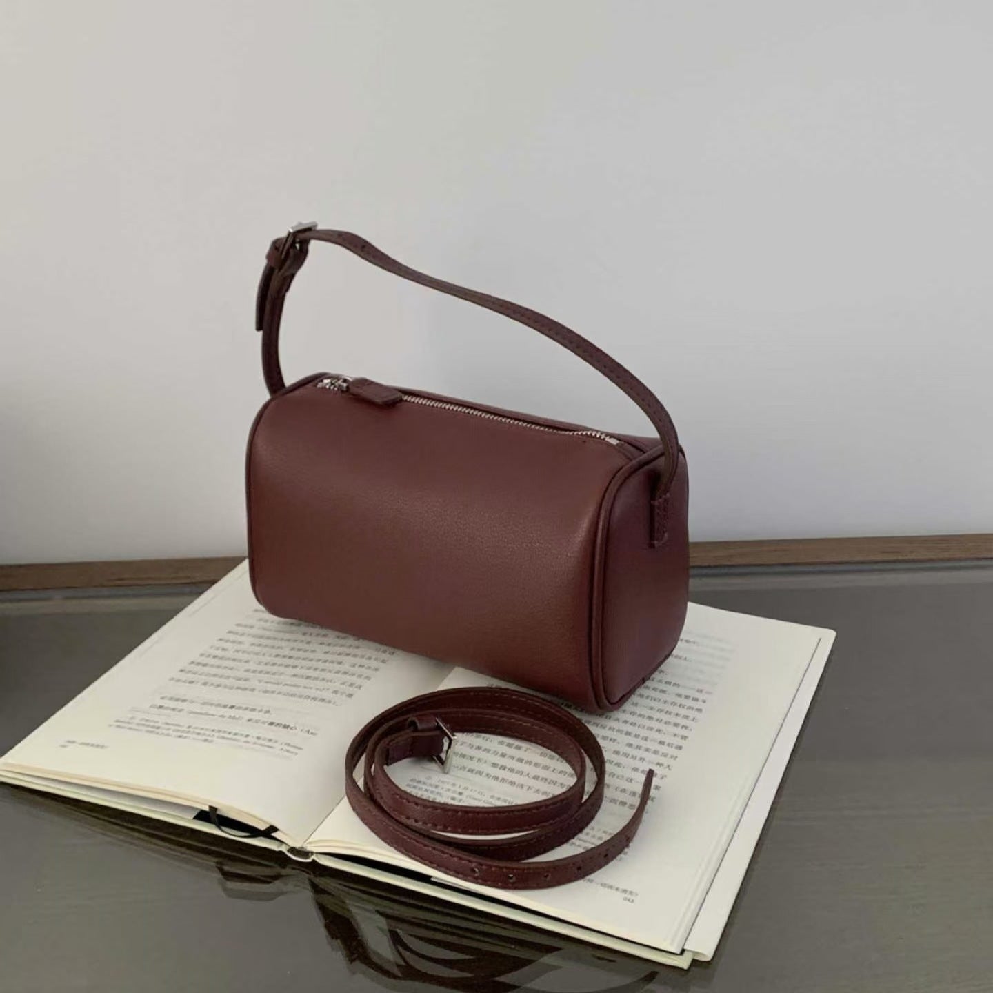 Suede Mini Handbag