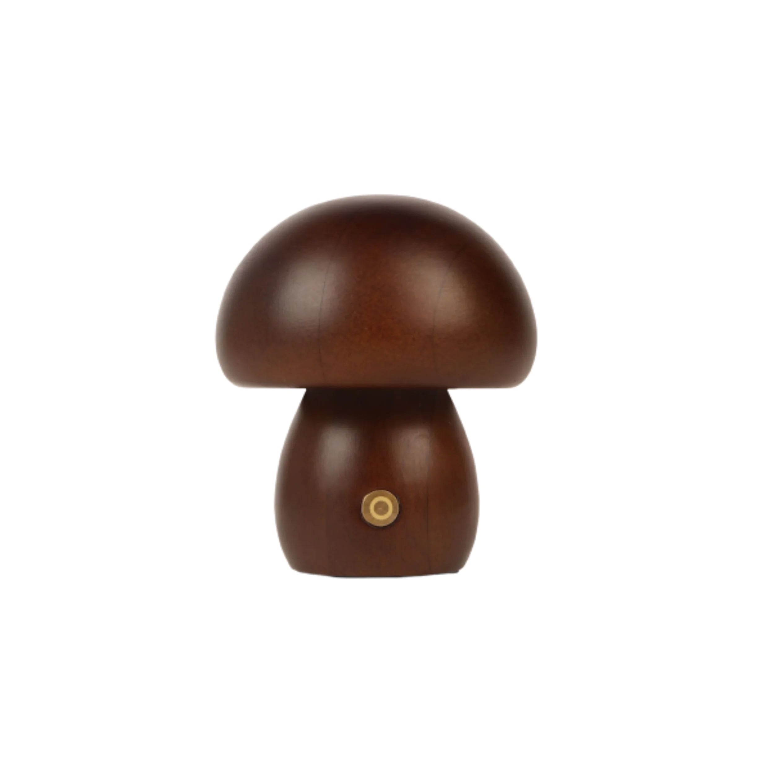 Wood Mushroom Table Light - Rechargeable