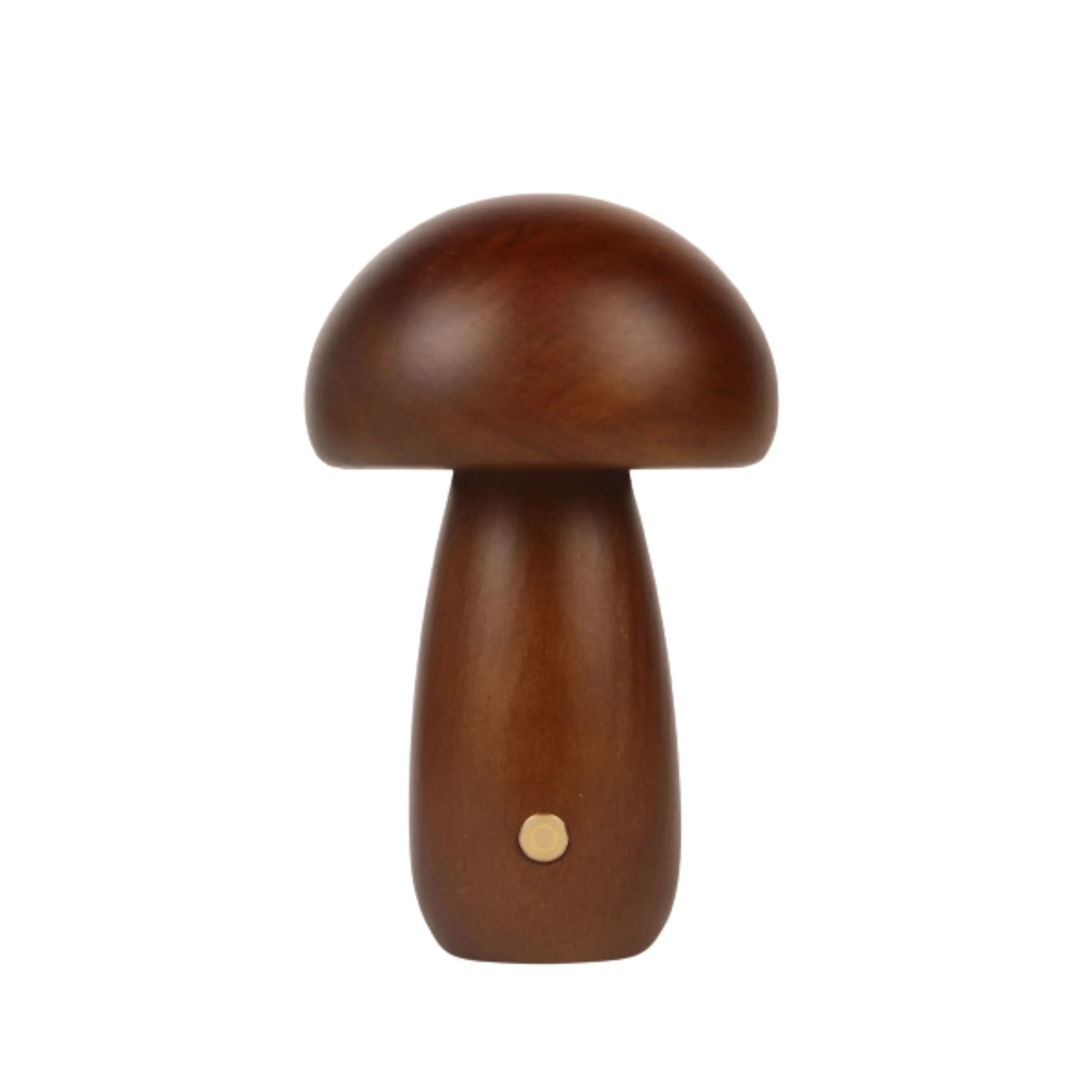 Wood Mushroom Table Light - Rechargeable