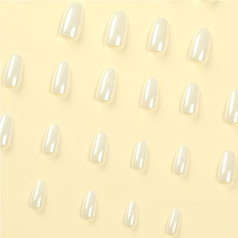 24 PCS Aurora White Nail Art