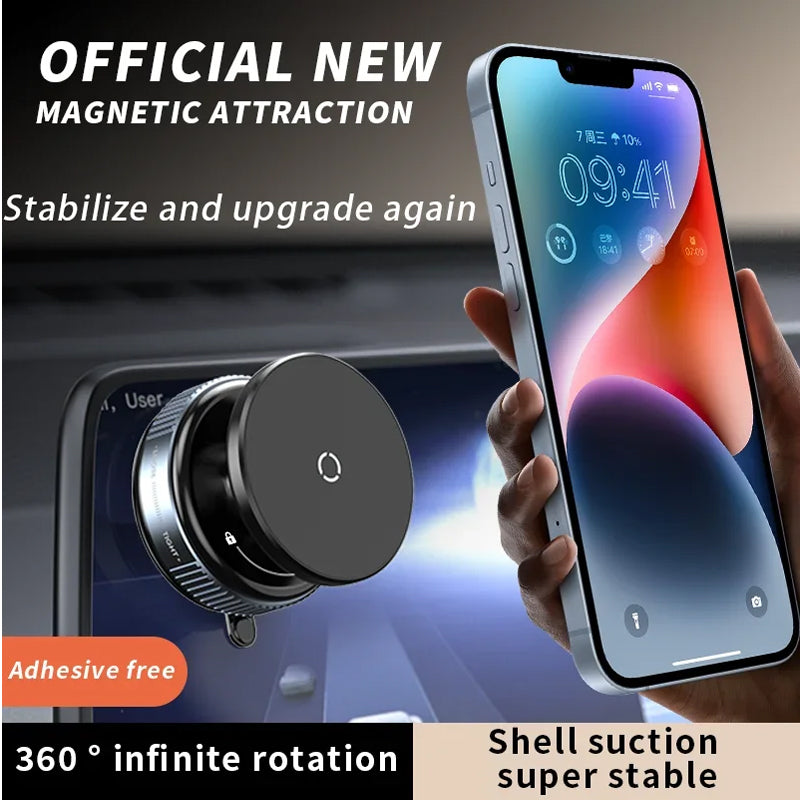 Car Phone Holder Upgraded 360 Adjustable Vacuum Suction 20X Magnets
