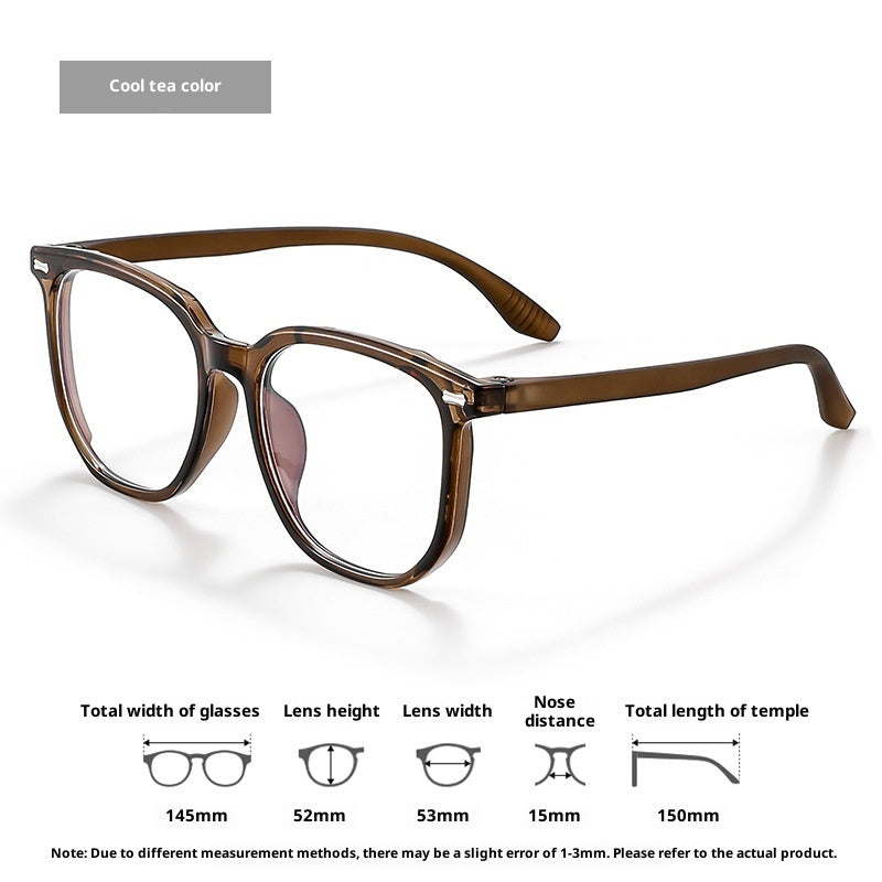 Anti-Blue Light Large Frame Glasses